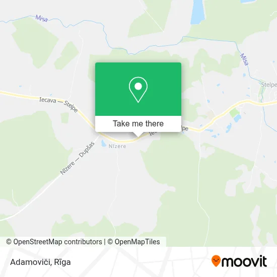 Adamoviči map