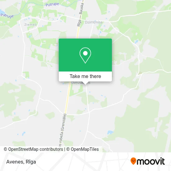 Avenes map