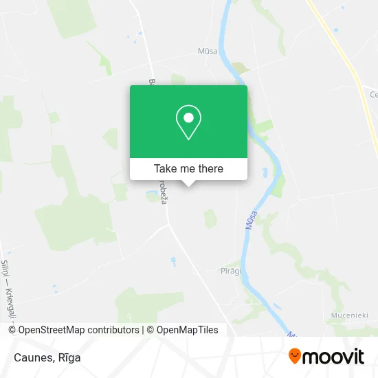 Caunes map