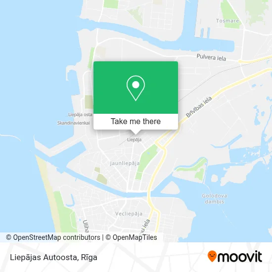 Liepājas Autoosta map