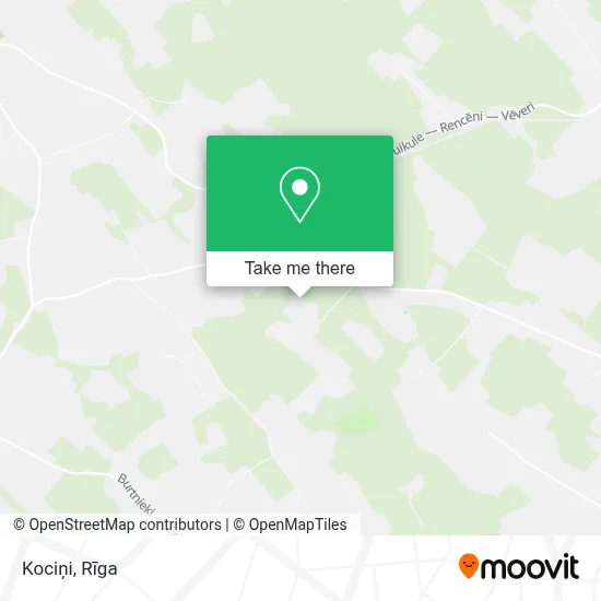 Kociņi map