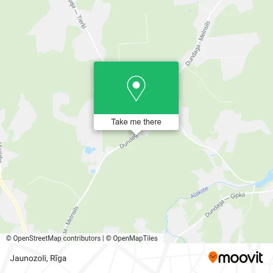 Jaunozoli map
