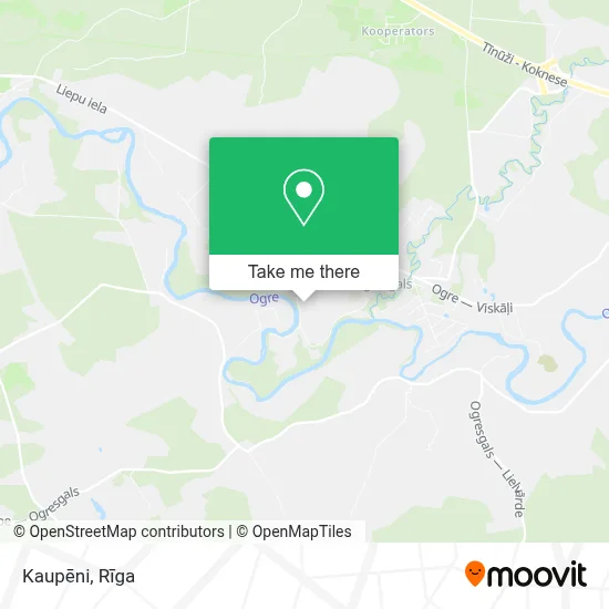 Kaupēni map