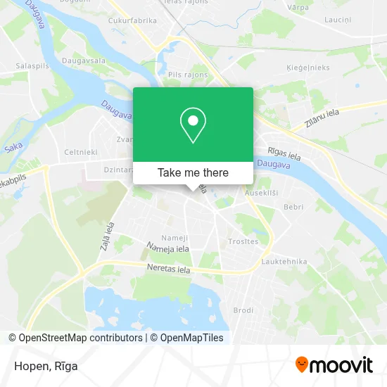 Hopen map