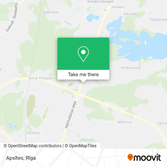 Apsītes map