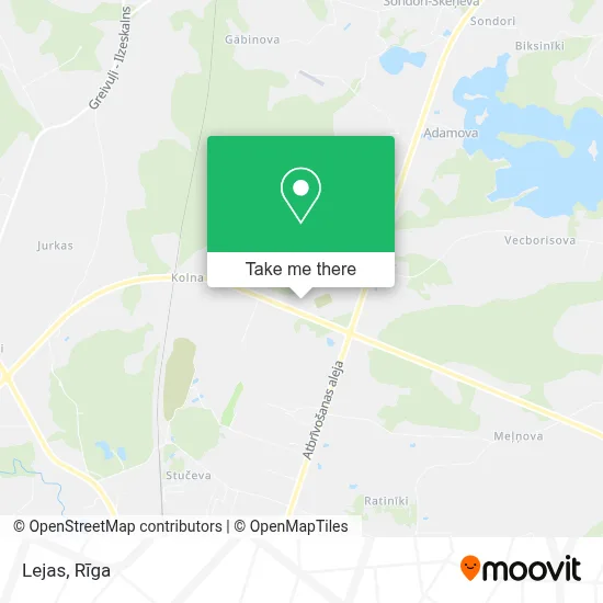 Lejas map
