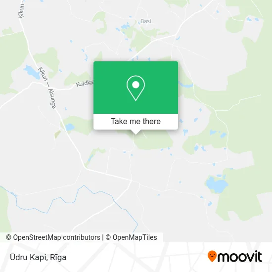 Ūdru Kapi map