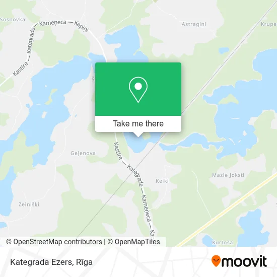 Kategrada Ezers map