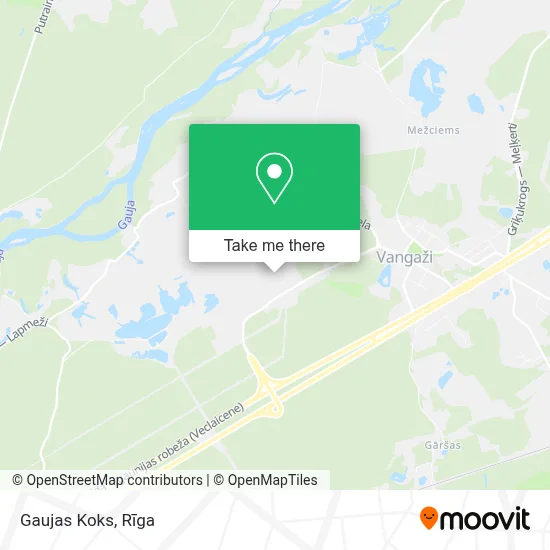 Gaujas Koks map