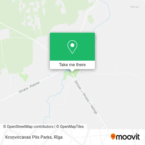 Kroņvircavas Pils Parks map