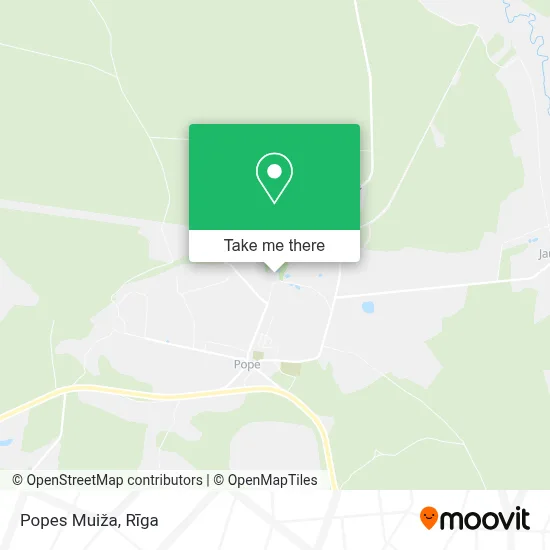 Popes Muiža map