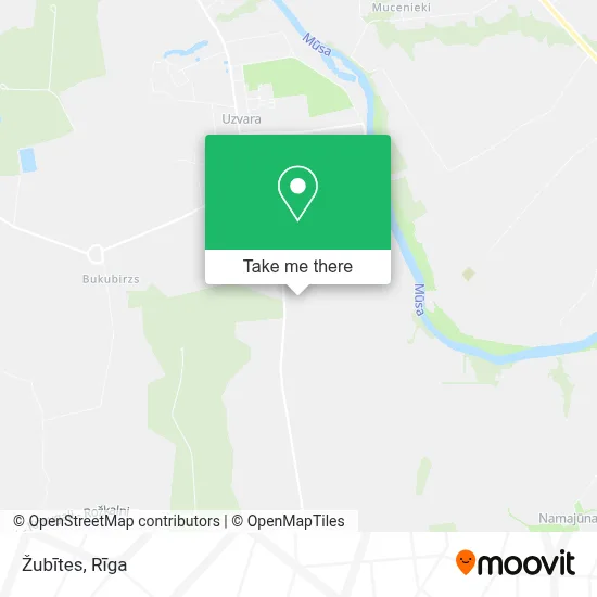 Žubītes map
