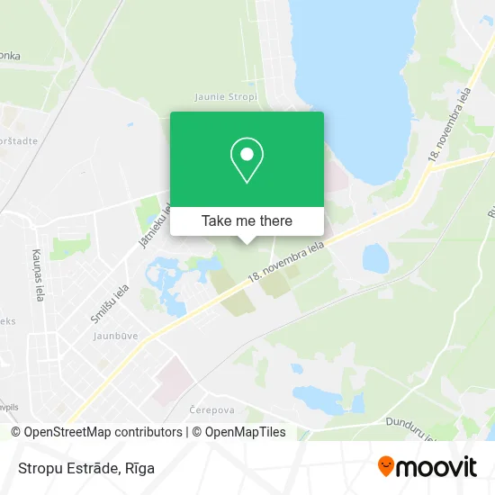 Stropu Estrāde map