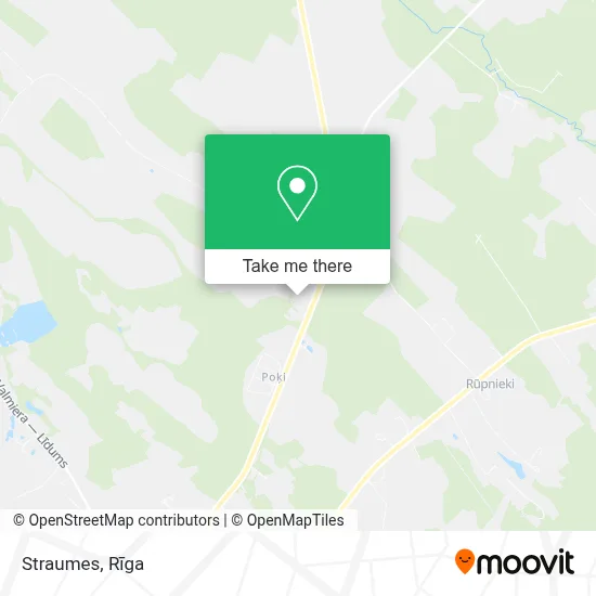 Straumes map