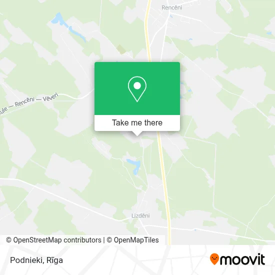 Podnieki map