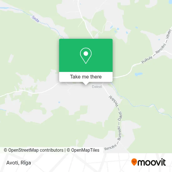 Avoti map