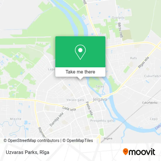 Uzvaras Parks map