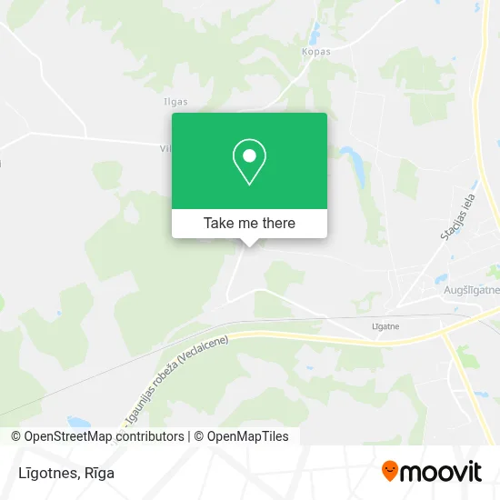 Līgotnes map