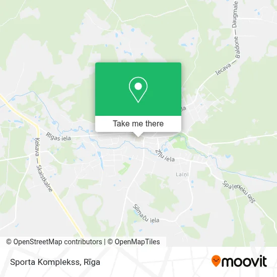Sporta Komplekss map