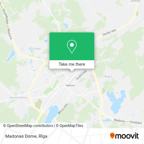 Madonas Dome map