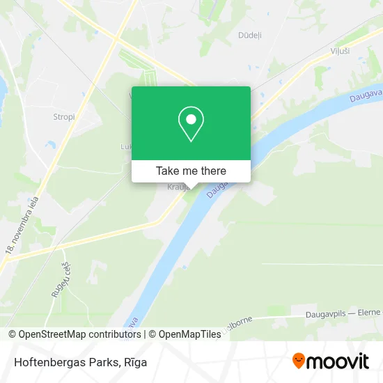 Hoftenbergas Parks map