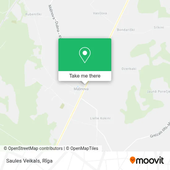 Saules Veikals map