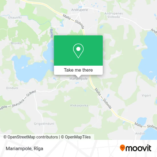 Mariampole map