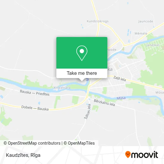 Kaudzītes map