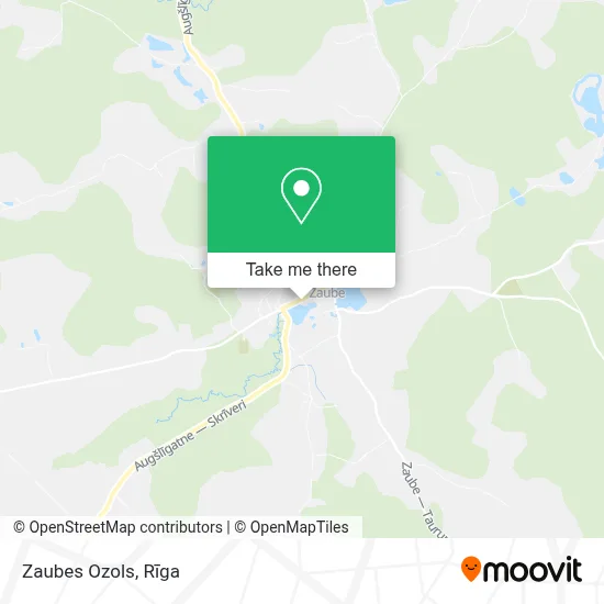 Zaubes Ozols map
