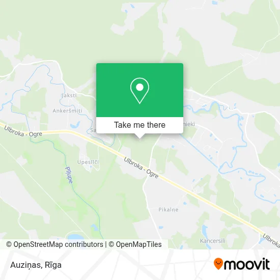 Auziņas map