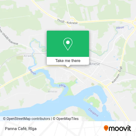 Panna Café map