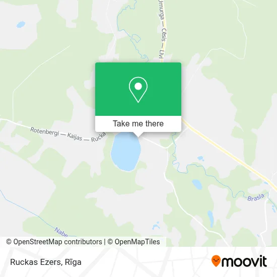 Ruckas Ezers map