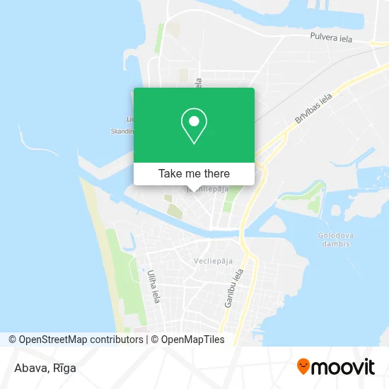 Abava map