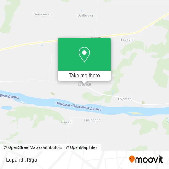 Lupandi map