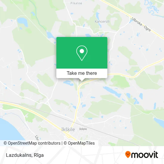 Lazdukalns map