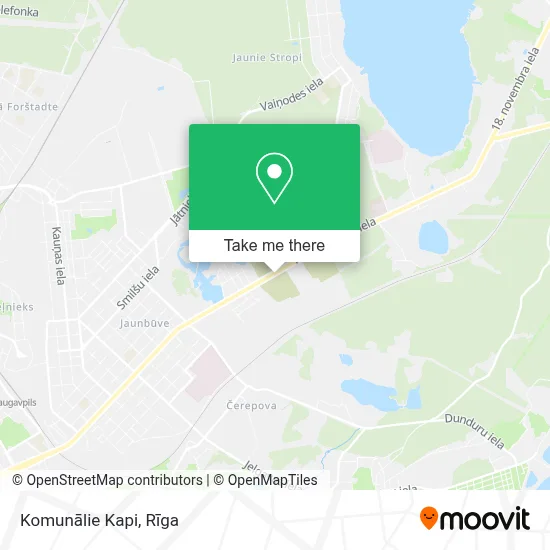 Komunālie Kapi map