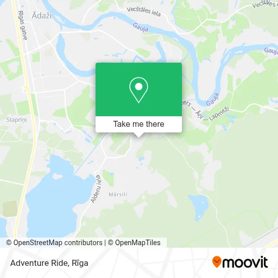 Adventure Ride map