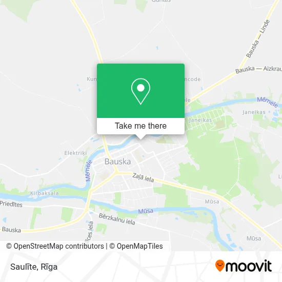 Saulīte map