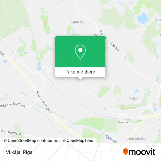 Vilkāja map