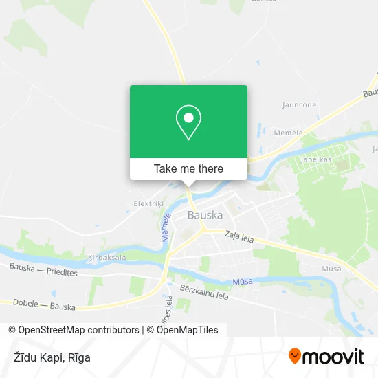 Žīdu Kapi map