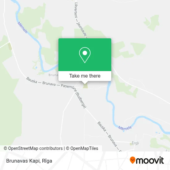 Brunavas Kapi map