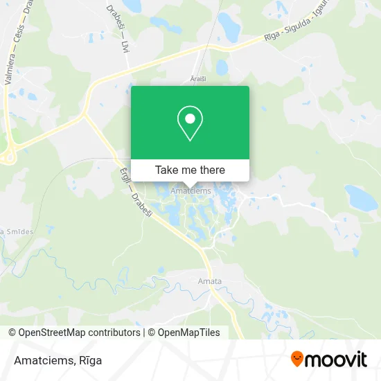 Amatciems map