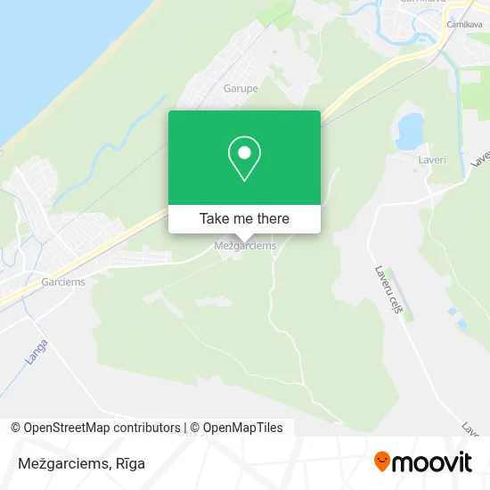 Mežgarciems map