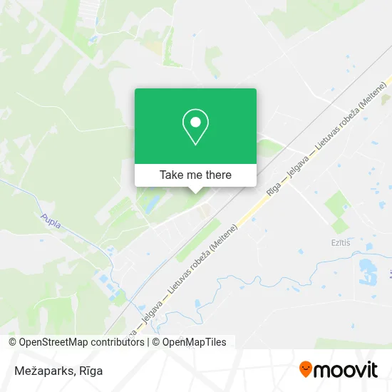 Mežaparks map