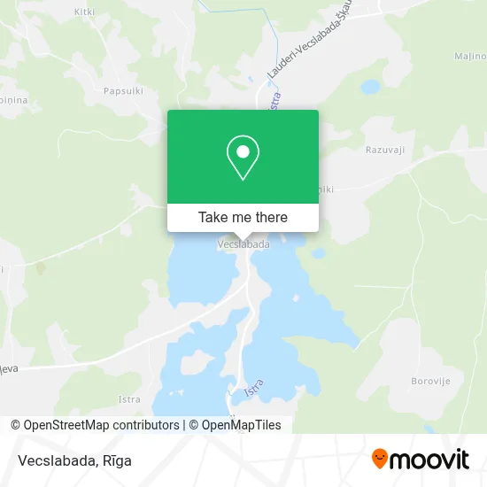 Vecslabada map