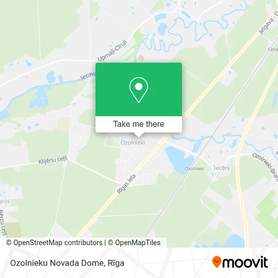 Ozolnieku Novada Dome map