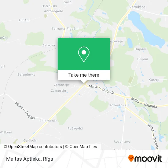 Maltas Aptieka map