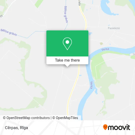 Cērpas map