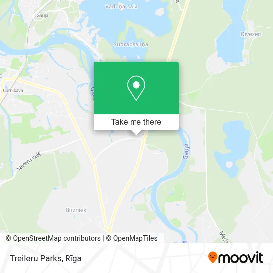 Treileru Parks map