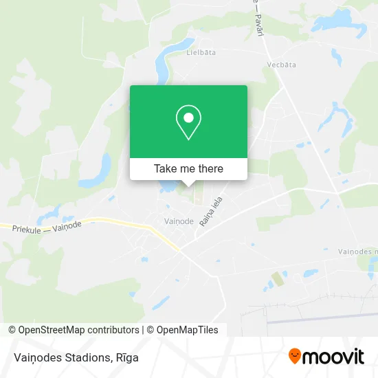 Vaiņodes Stadions map